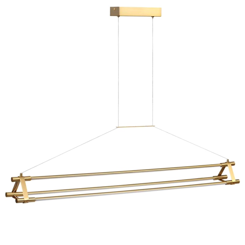 Люстра Trumpet tube Ширина 117.5см Бронза Белый Люстра Trumpet tube Ширина 117.5см Бронза Белый в Брянске | Loft Concept