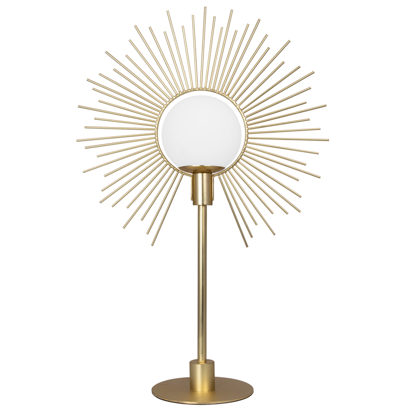 Настольная лампа Table lamp Soleil Латунь Белое матовое стекло Настольная лампа Table lamp Soleil Латунь Белое матовое стекло в Брянске | Loft Concept