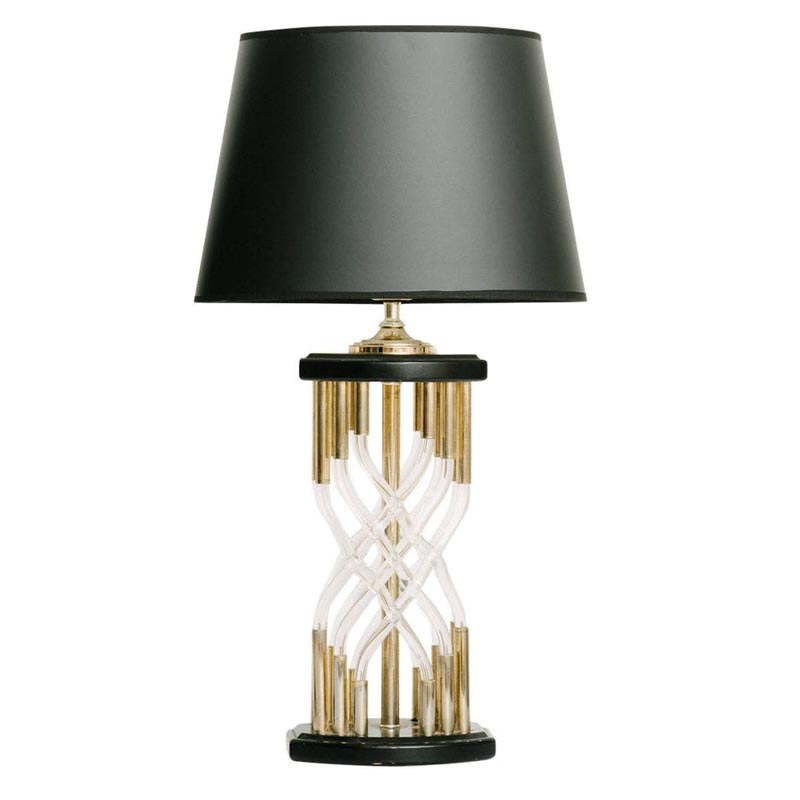 Настольная лампа Table Lamp Organic Glass Черный Латунь Настольная лампа Table Lamp Organic Glass Черный Латунь в Брянске | Loft Concept