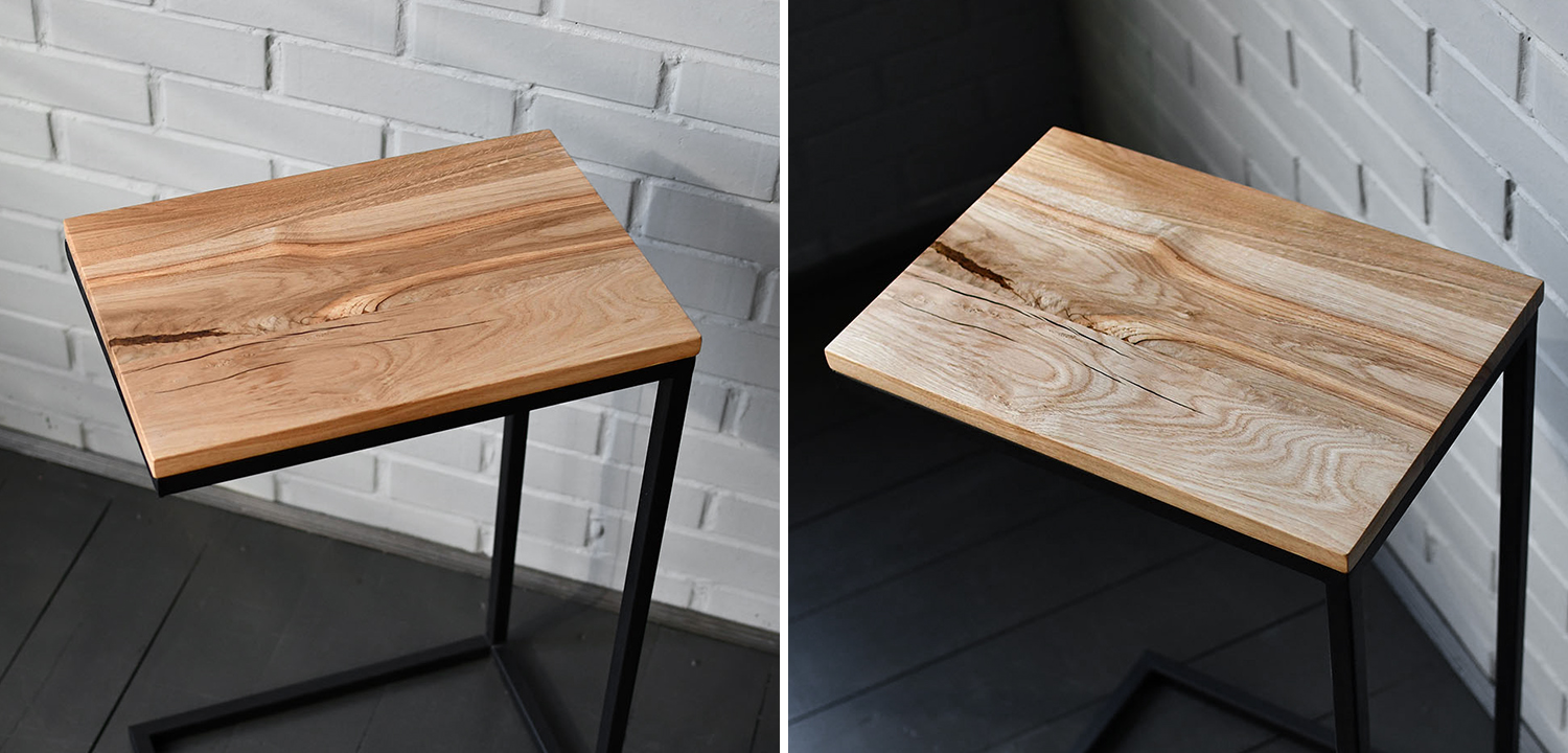 Приставной стол Hanson Industrial Metal Rust Side Table - фото