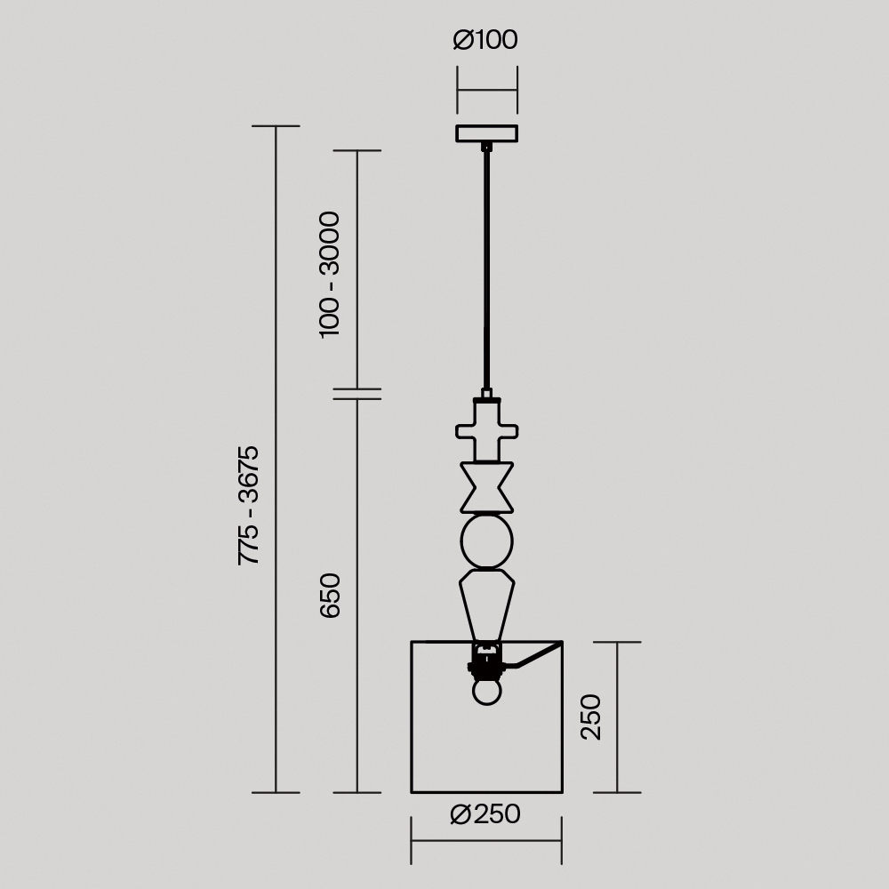 Подвесной светильник Comforty Е27 в Брянске