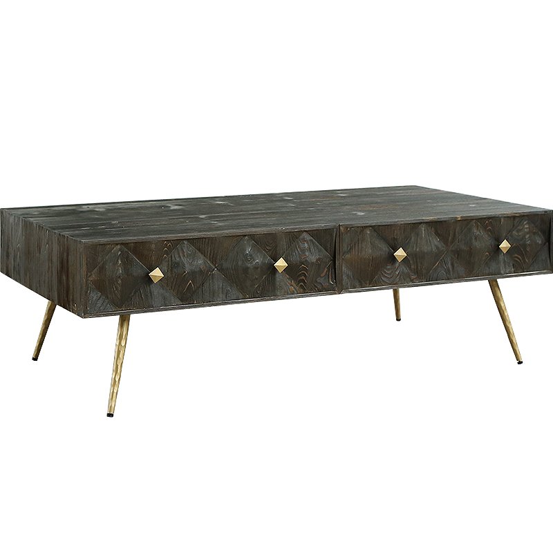 Кофейный стол Reflect Coffee Table Латунь Черный Кофейный стол Reflect Coffee Table Латунь Черный в Брянске | Loft Concept