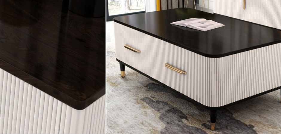 Birmingham Textured Coffee Table White Birmingham Textured Coffee Table White - Loft-Concept в Брянске