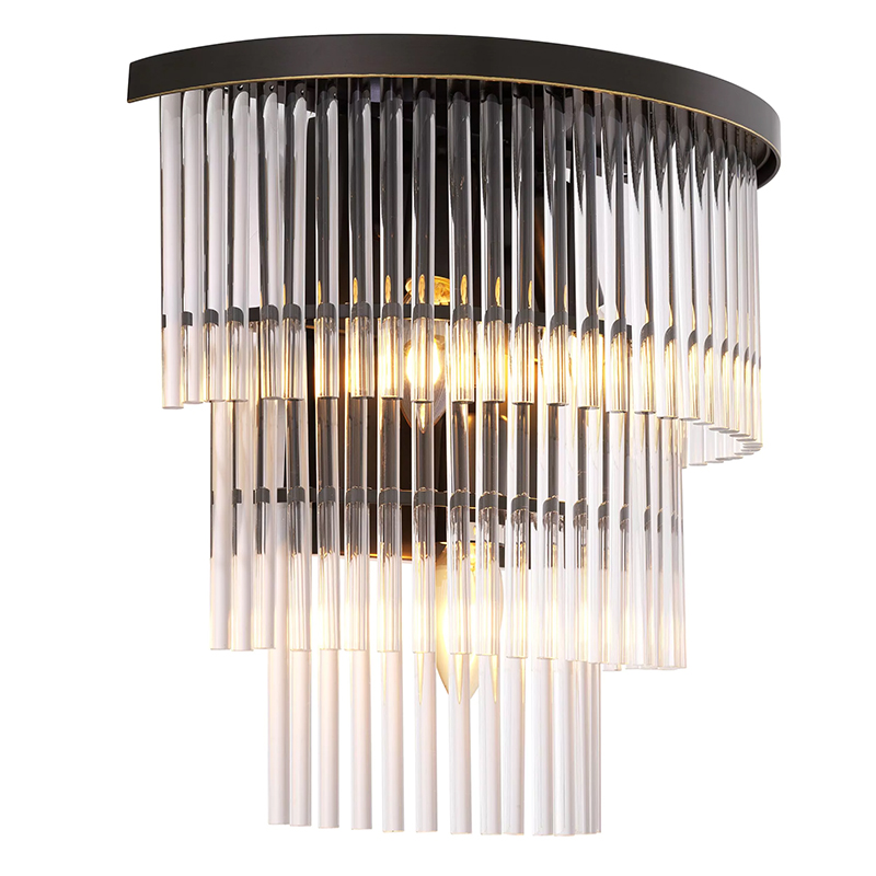 Бра Eichholtz Wall Lamp East Bronze Прозрачное Стекло Темная бронза Бра Eichholtz Wall Lamp East Bronze Прозрачное Стекло Темная бронза в Брянске | Loft Concept