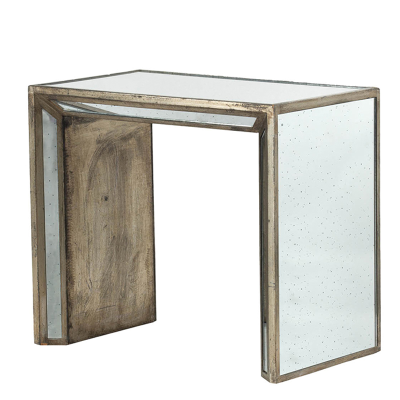 Приставной столик Mirrored Wide Side Зеркало Приставной столик Mirrored Wide Side Зеркало в Брянске | Loft Concept