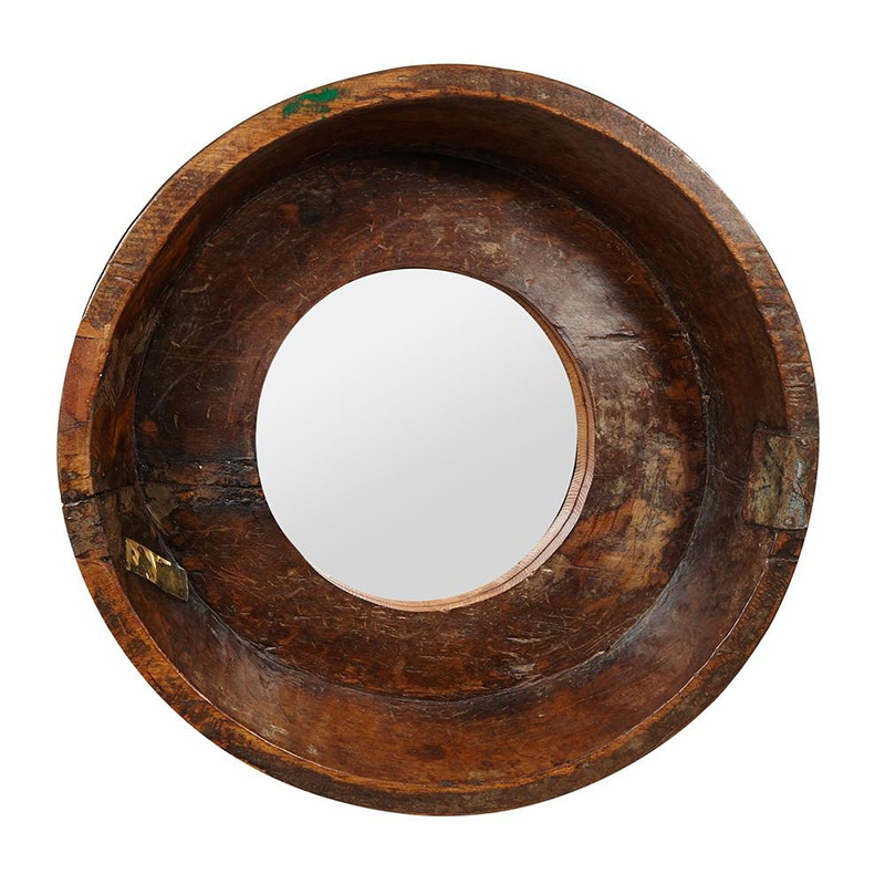 Зеркало Antique Indian Mango Wood Mirror Коричневый Зеркало Antique Indian Mango Wood Mirror Коричневый в Брянске | Loft Concept