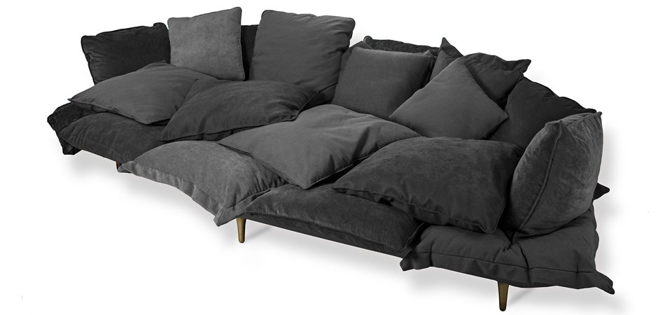 Диван Seletti Sofa Comfy charcoal grey Диван Seletti Sofa Comfy charcoal grey - Loft-Concept в Брянске
