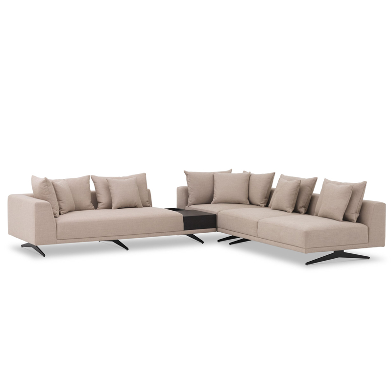 Диван Eichholtz Sofa Endless Sand Песочный Темная бронза Диван Eichholtz Sofa Endless Sand Песочный Темная бронза в Брянске | Loft Concept