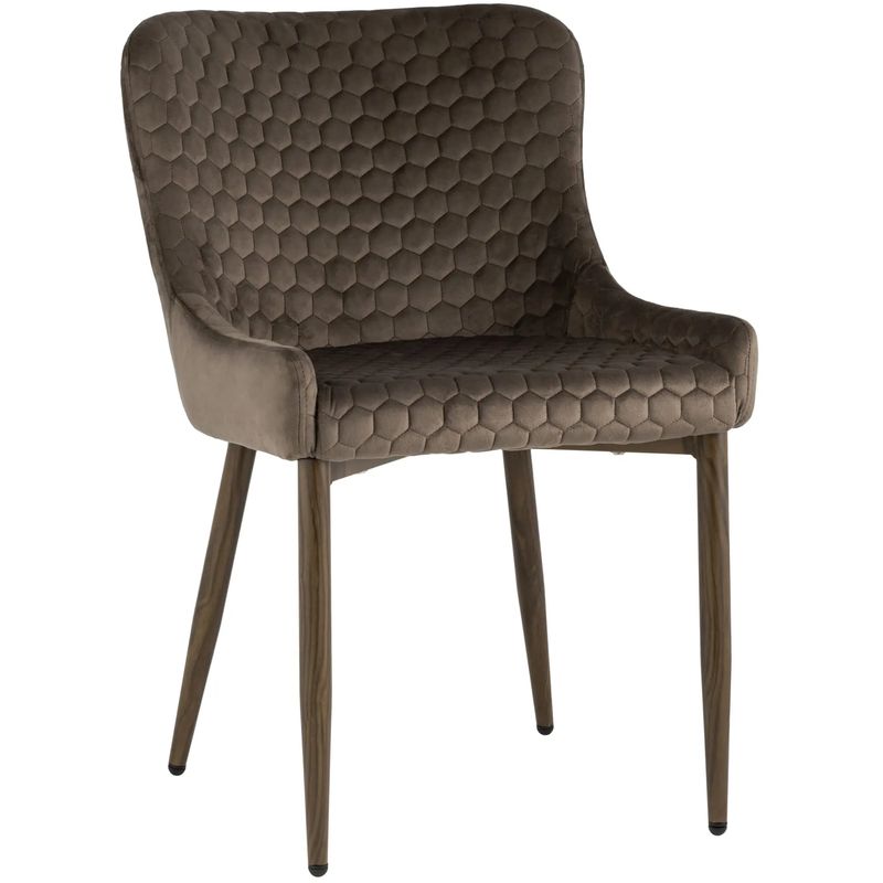 Стул Stitch Honey Chair Коричневый Велюр Коричневый Стул Stitch Honey Chair Коричневый Велюр Коричневый в Брянске | Loft Concept