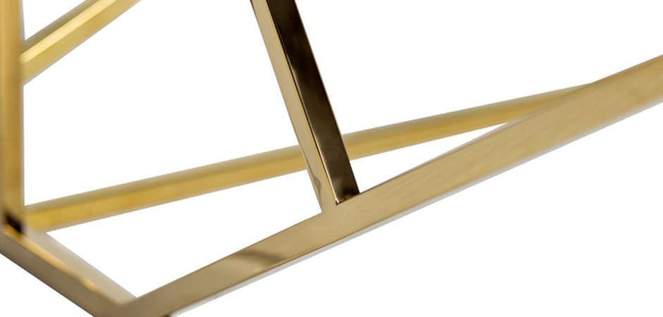 Кофейный стол Serene Furnishing Gold Clear Glass Top coffee table Кофейный стол Serene Furnishing Gold Clear Glass Top coffee table - Loft-Concept в Брянске