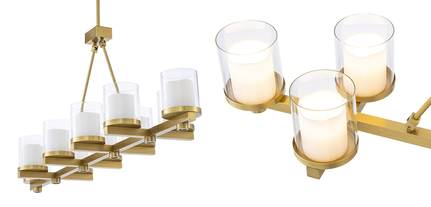 Люстра Eichholtz Chandelier Donovan Brass - фото