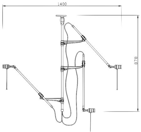 Потолочный светильник Steampunk Extension Pole в Брянске