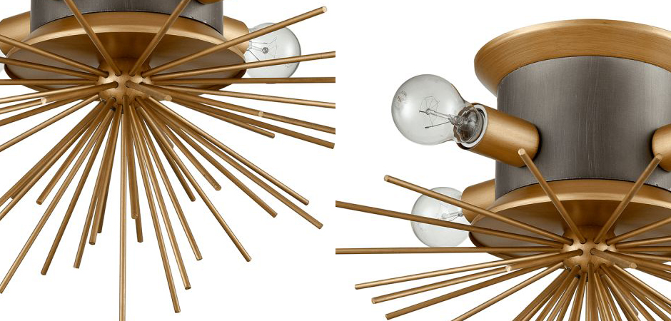 Потолочный светильник Hedgehog Brass Chandelier Потолочный светильник Hedgehog Brass Chandelier - Loft-Concept в Брянске