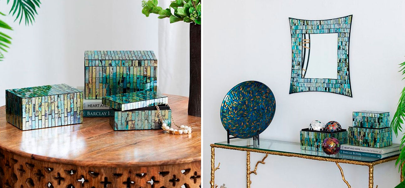 Шкатулка с крышкой с инкрустацией Трио Trio  - фото №1