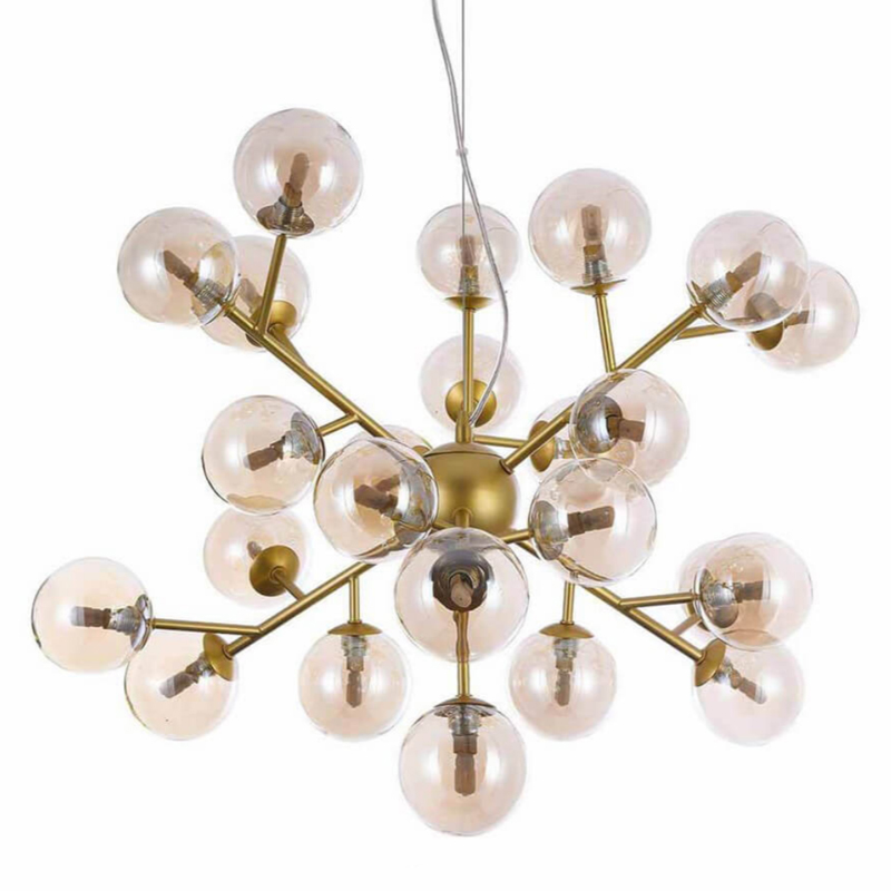 Люстра Berries Chandelier Amber 65 матовое золото Янтарь (Amber) в Брянске | Loft Concept 