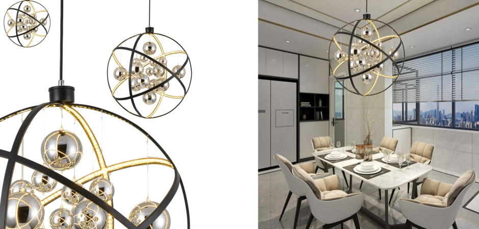 Люстра Atomic nucleus Chandelier Люстра Atomic nucleus Chandelier - Loft-Concept в Брянске