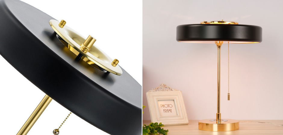 Настольная Bert Frank Revolve Table Lamp Black Настольная Bert Frank Revolve Table Lamp Black - Loft-Concept в Брянске