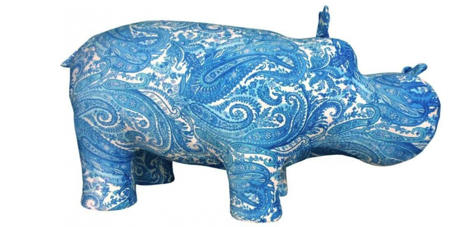 Пуф Бегемот Poof Hippo pattern Пуф Бегемот Poof Hippo pattern - Loft-Concept в Брянске