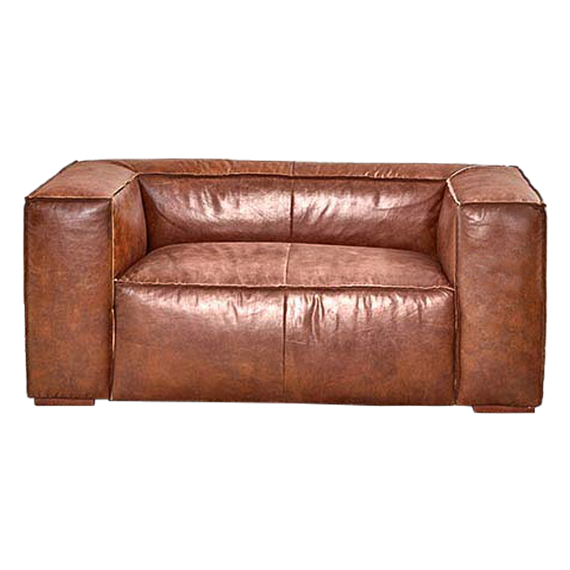 Диван Leather Softness Sofa Коричневый в Брянске | Loft Concept 