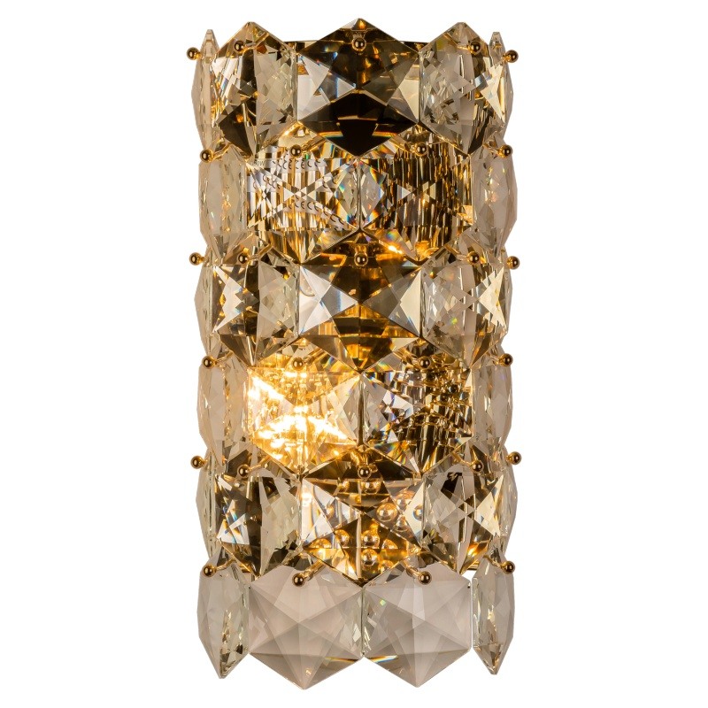 Бра Tiers Crystal Light Ermitage Wall Lamp Прозрачное Стекло Золотой Бра Tiers Crystal Light Ermitage Wall Lamp Прозрачное Стекло Золотой в Брянске | Loft Concept