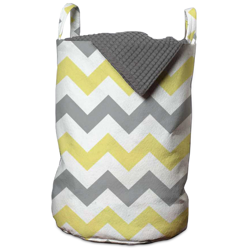 Корзина Mustard and Gray Chevron II Basket Мульти Корзина Mustard and Gray Chevron II Basket Мульти в Брянске | Loft Concept