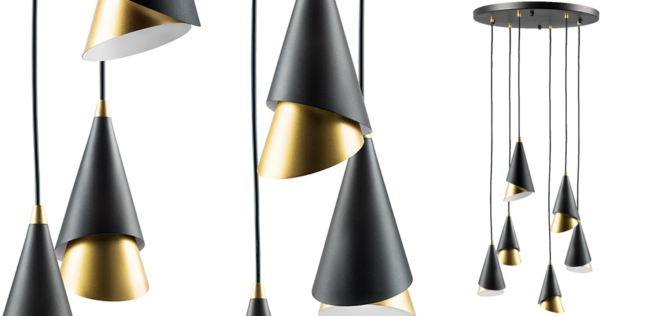 Люстра Lucio Black and Gold 6 Люстра Lucio Black and Gold 6 - Loft-Concept в Брянске