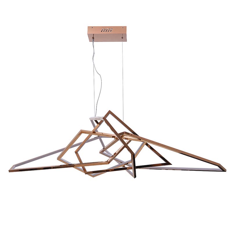 Люстра Geometric Plexus Gold Chandelier Золотой Люстра Geometric Plexus Gold Chandelier Золотой в Брянске | Loft Concept
