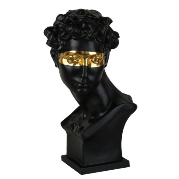 Статуэтка Bust Eyes Opposite Черный Золотой Статуэтка Bust Eyes Opposite Черный Золотой в Брянске | Loft Concept