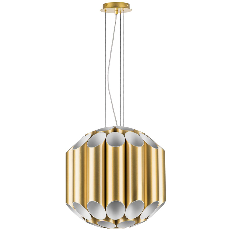 Люстра Garbi Gold Pipe Organ Chandelier 44 Золотой Белый Люстра Garbi Gold Pipe Organ Chandelier 44 Золотой Белый в Брянске | Loft Concept