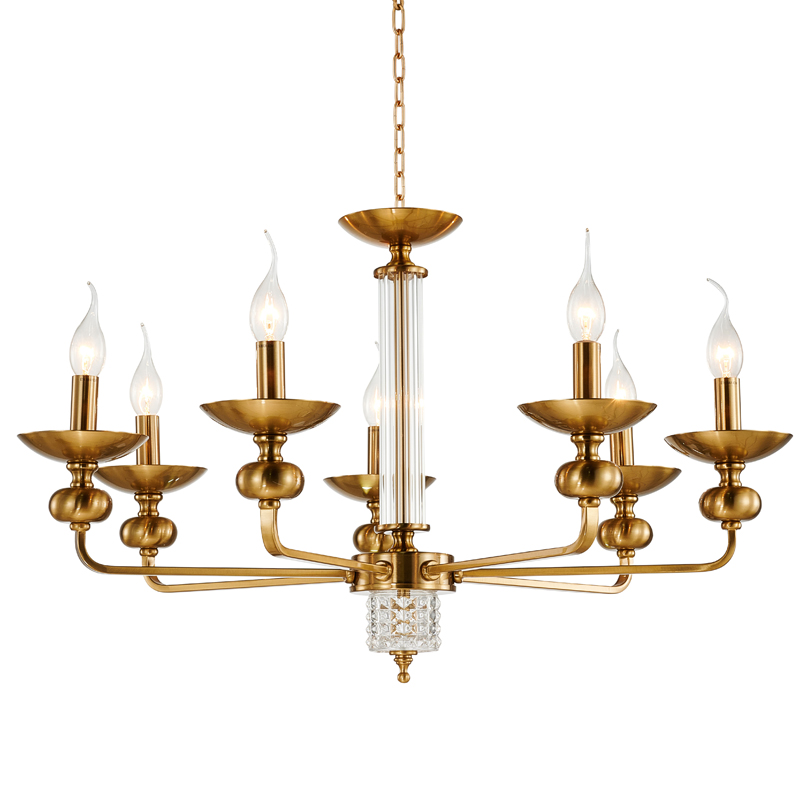 Люстра Adilin Chandelier 75 Бронза Прозрачный Люстра Adilin Chandelier 75 Бронза Прозрачный в Брянске | Loft Concept