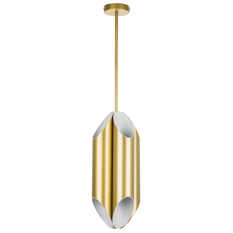 Подвесной светильник Garbi Gold Pipe Organ Hanging Lamp Золотой Белый Подвесной светильник Garbi Gold Pipe Organ Hanging Lamp Золотой Белый в Брянске | Loft Concept