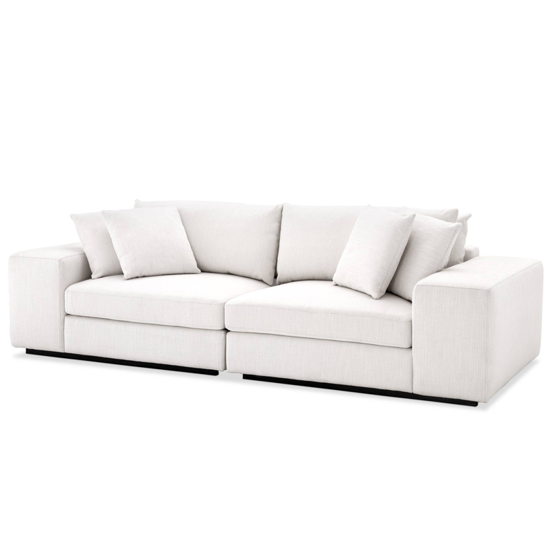 Диван Eichholtz Sofa Vista Grande white Белый Черный Диван Eichholtz Sofa Vista Grande white Белый Черный в Брянске | Loft Concept