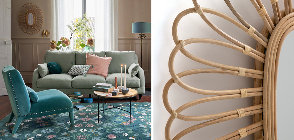 Зеркало Mirror Rattan Oval Зеркало Mirror Rattan Oval - Loft-Concept в Брянске