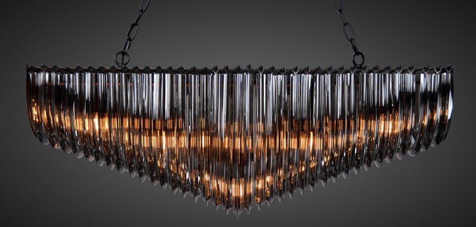Люстра Retro Frozen Glass Chandelier 100 Люстра Retro Frozen Glass Chandelier 100 - Loft-Concept в Брянске