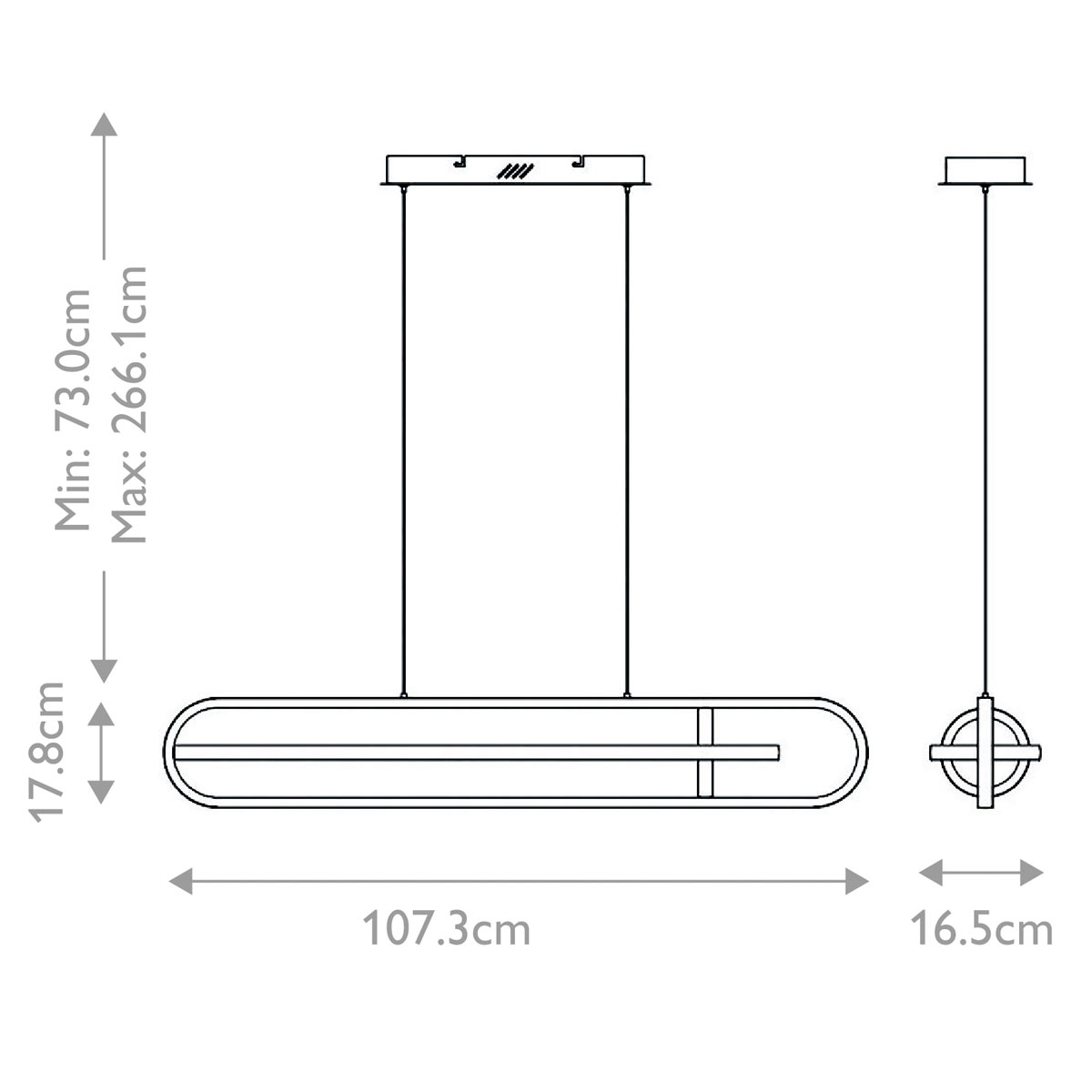 Подвесной светильник с вытянутой овальной формой Eurofase в Брянске