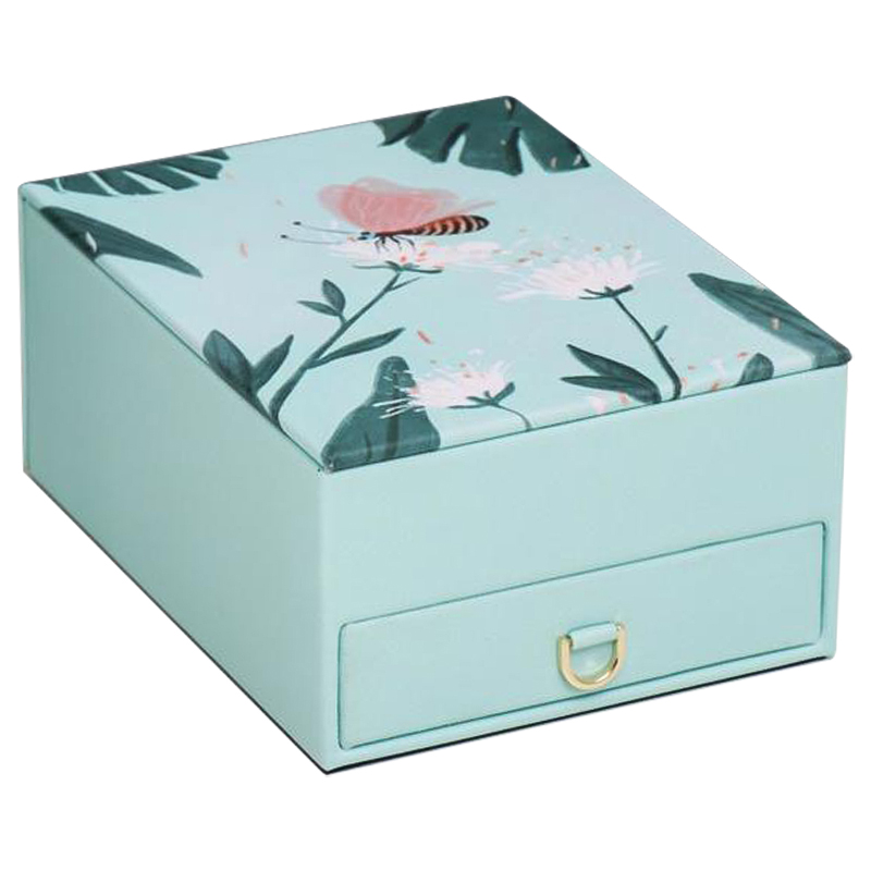 Шкатулка Butterfly And Flowers Box Мятный Зеленый Шкатулка Butterfly And Flowers Box Мятный Зеленый в Брянске | Loft Concept