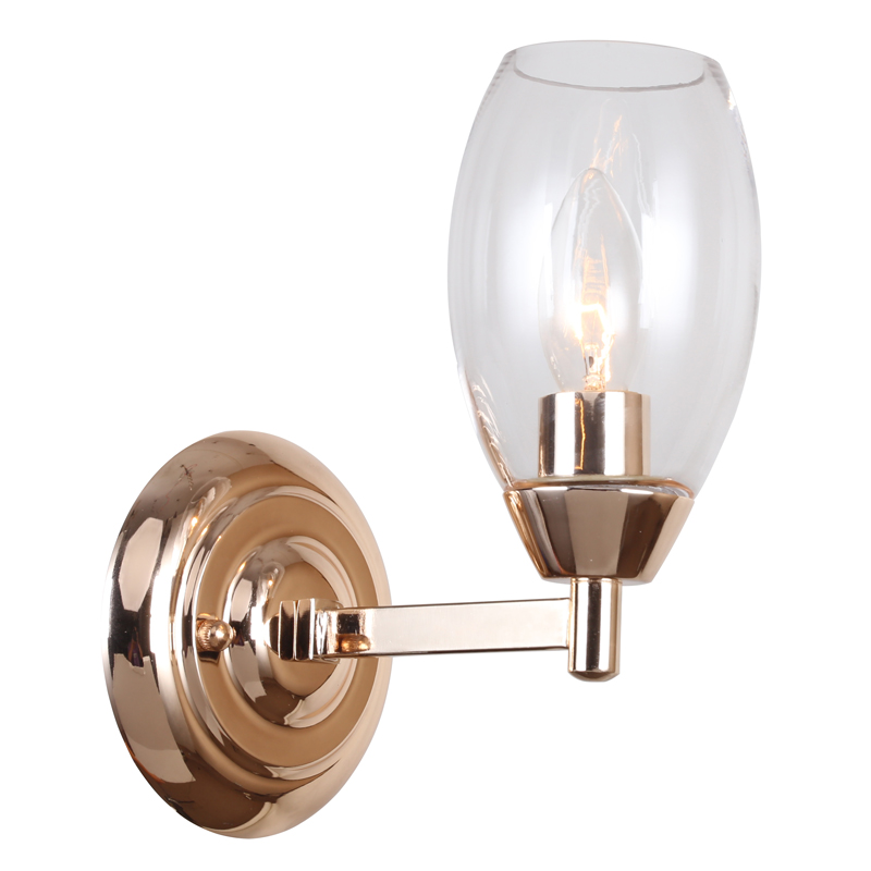 Бра Julian Sconce Глянцевое золото Прозрачный Бра Julian Sconce Глянцевое золото Прозрачный в Брянске | Loft Concept