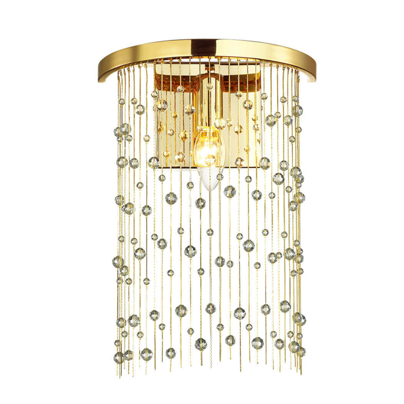 Бра Hailstorm Rain Wall lamp gold Прозрачный (Transparent) Золотой Бра Hailstorm Rain Wall lamp gold Прозрачный (Transparent) Золотой в Брянске | Loft Concept