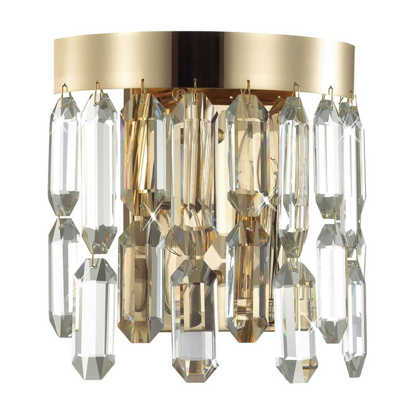 Бра Crystal Polyhedrons Wall Lamp Gold Глянцевое золото Прозрачное Стекло Бра Crystal Polyhedrons Wall Lamp Gold Глянцевое золото Прозрачное Стекло в Брянске | Loft Concept
