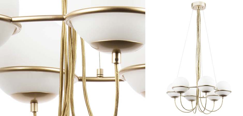 Люстра Melissa Chandelier Champagne 6 Люстра Melissa Chandelier Champagne 6 - Loft-Concept в Брянске
