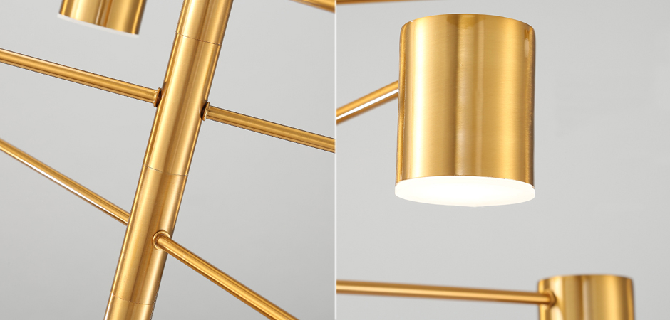 Светильник LED Lighting Gold 8 lampholders Светильник LED Lighting Gold 8 lampholders - Loft-Concept в Брянске