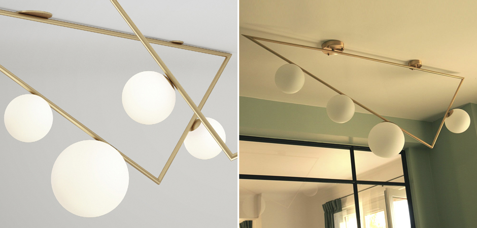 Потолочный светильник Atelier Areti Girlande Ceiling Triangle Потолочный светильник Atelier Areti Girlande Ceiling Triangle - Loft-Concept в Брянске