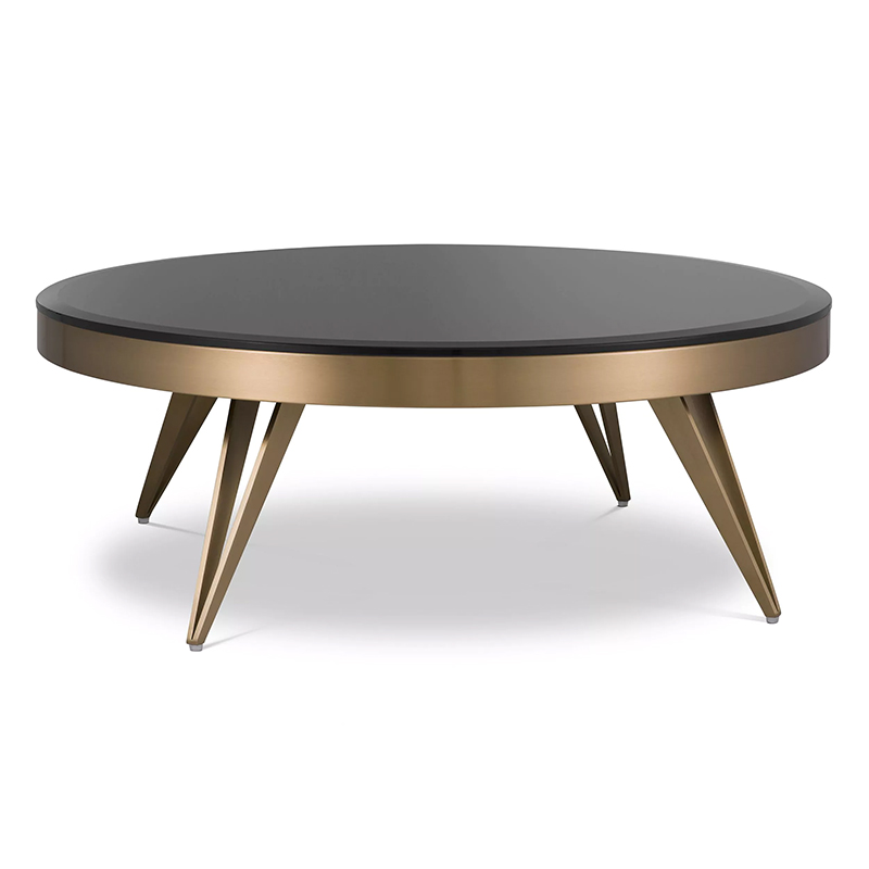 Кофейный стол Eichholtz Coffee Table Rocco Латунь Черный Кофейный стол Eichholtz Coffee Table Rocco Латунь Черный в Брянске | Loft Concept