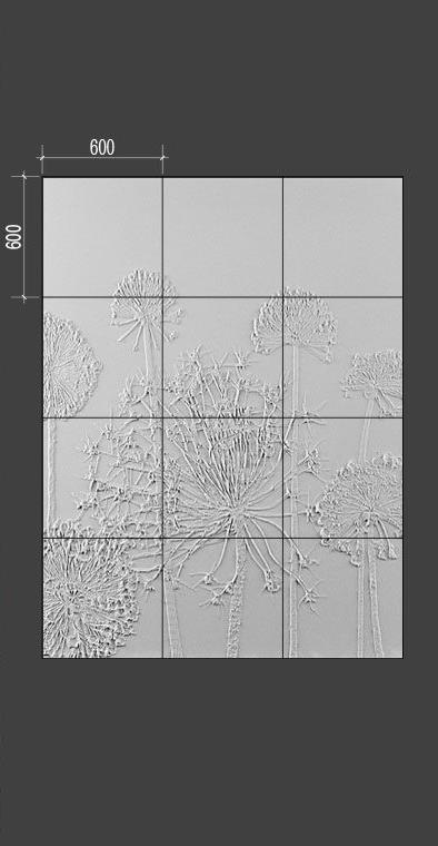 Барельеф DANDELIONS в Брянске