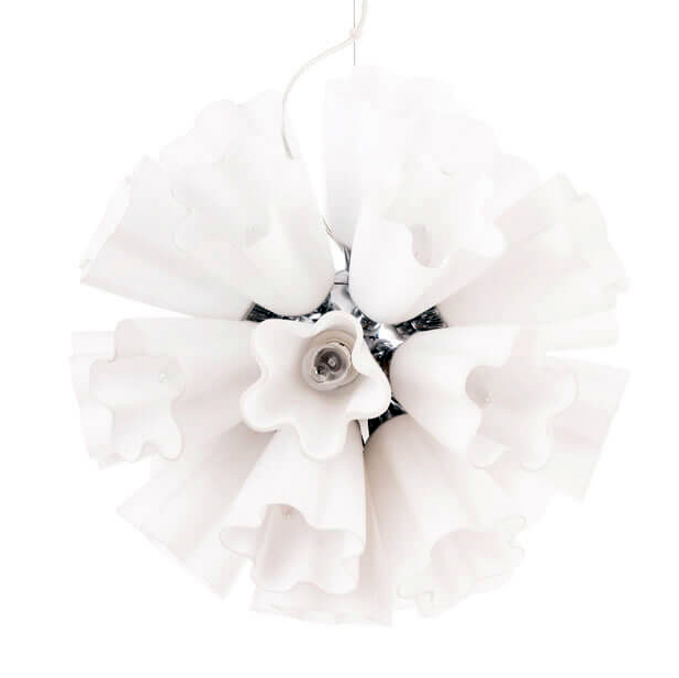 Люстра Bouquet of Snowdrops Белый Хром Люстра Bouquet of Snowdrops Белый Хром в Брянске | Loft Concept
