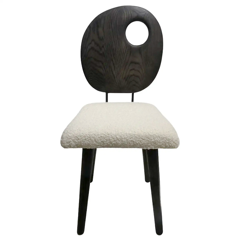 Стул Pebble Chair by Fred Rigby Studio Коричневый Белый Стул Pebble Chair by Fred Rigby Studio Коричневый Белый в Брянске | Loft Concept