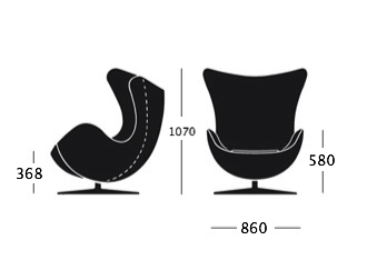 Кресло яйцо Egg Chair Кресло яйцо Egg Chair в Брянске