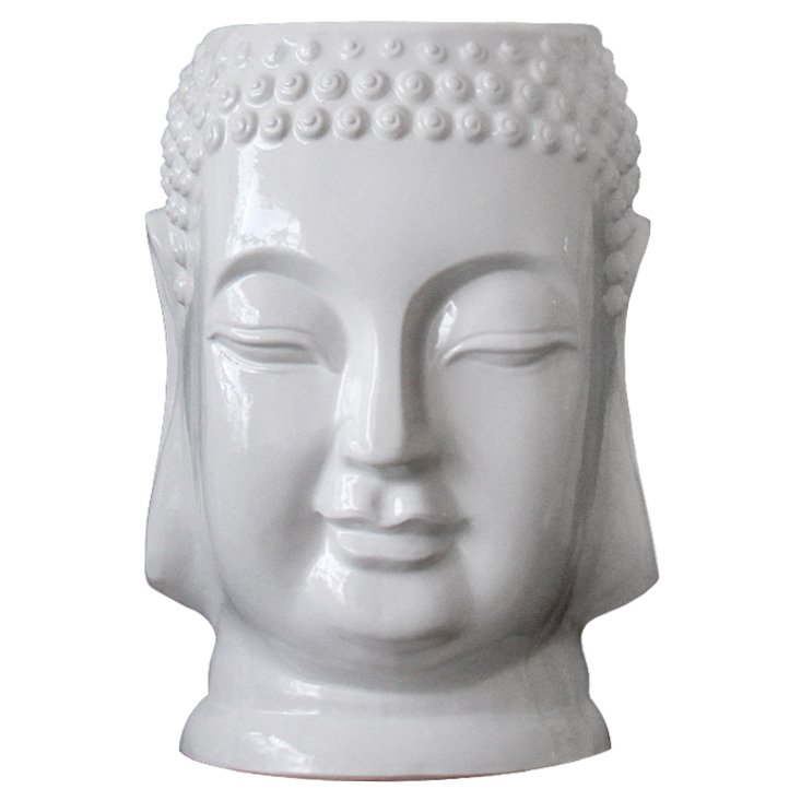 Керамический табурет White buddha Белый Керамический табурет White buddha Белый в Брянске | Loft Concept