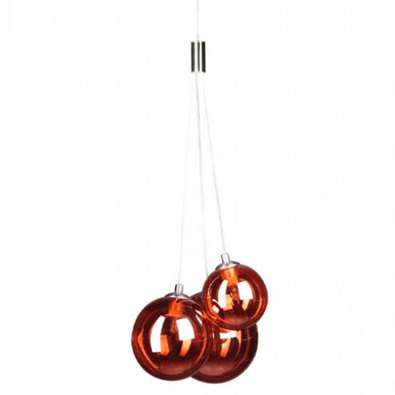 Люстра Multi Ball Red Серебряный Красный Люстра Multi Ball Red Серебряный Красный в Брянске | Loft Concept