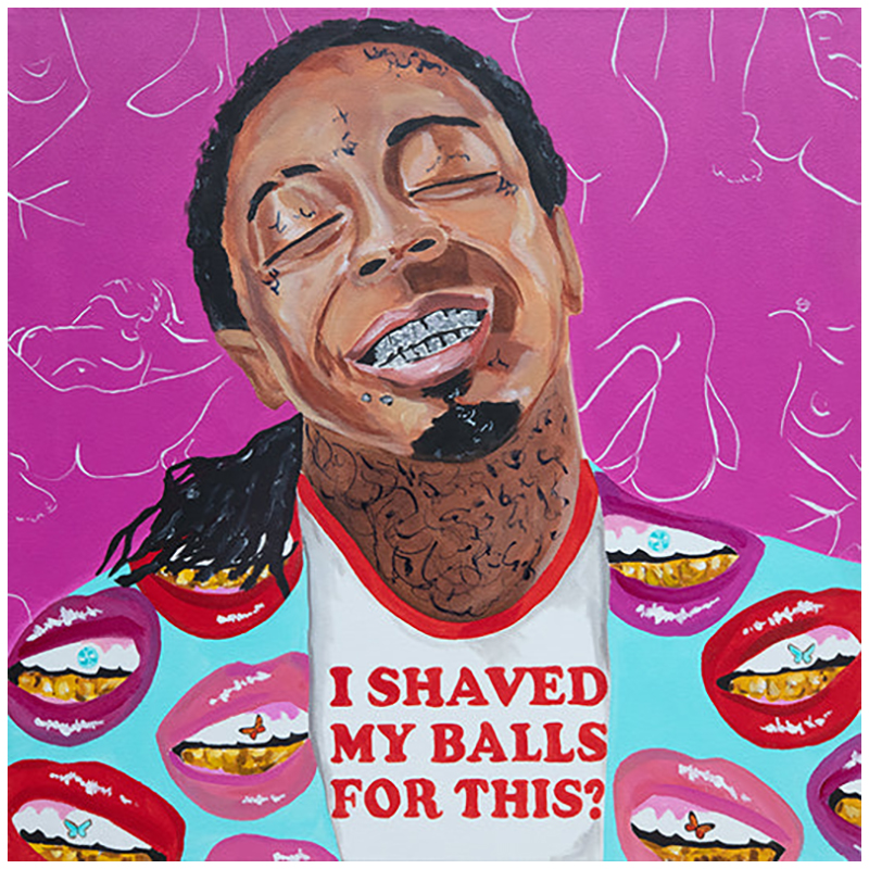 Картина Lil Wayne "I Shaved My Balls for This?" Мульти Картина Lil Wayne "I Shaved My Balls for This?" Мульти в Брянске | Loft Concept